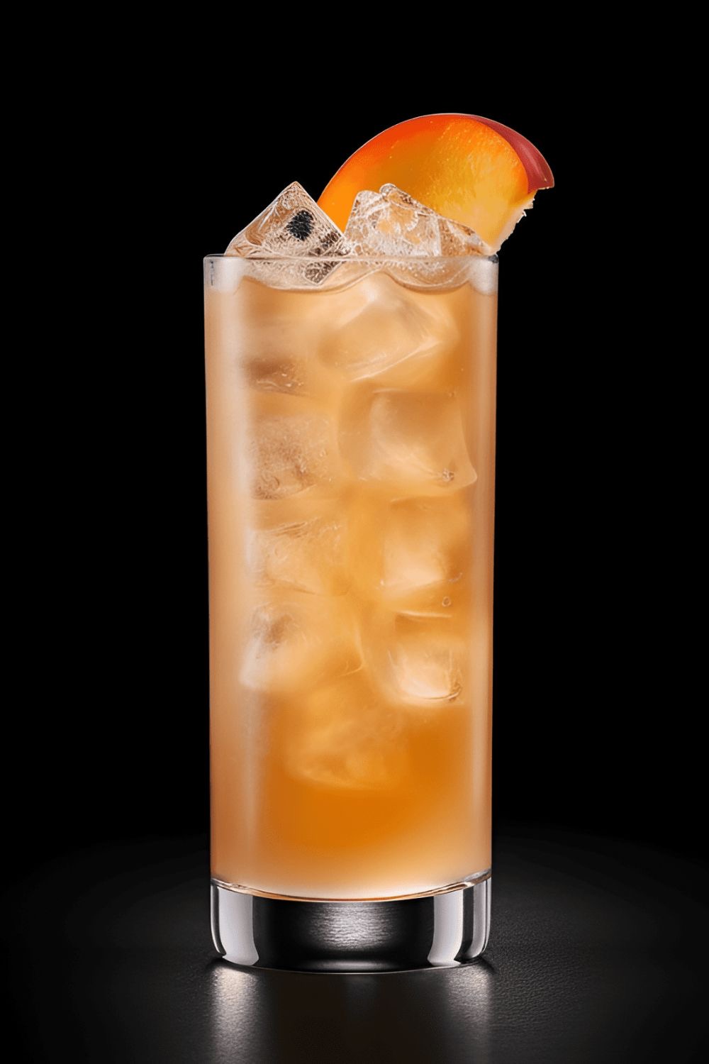 Peach italian soda