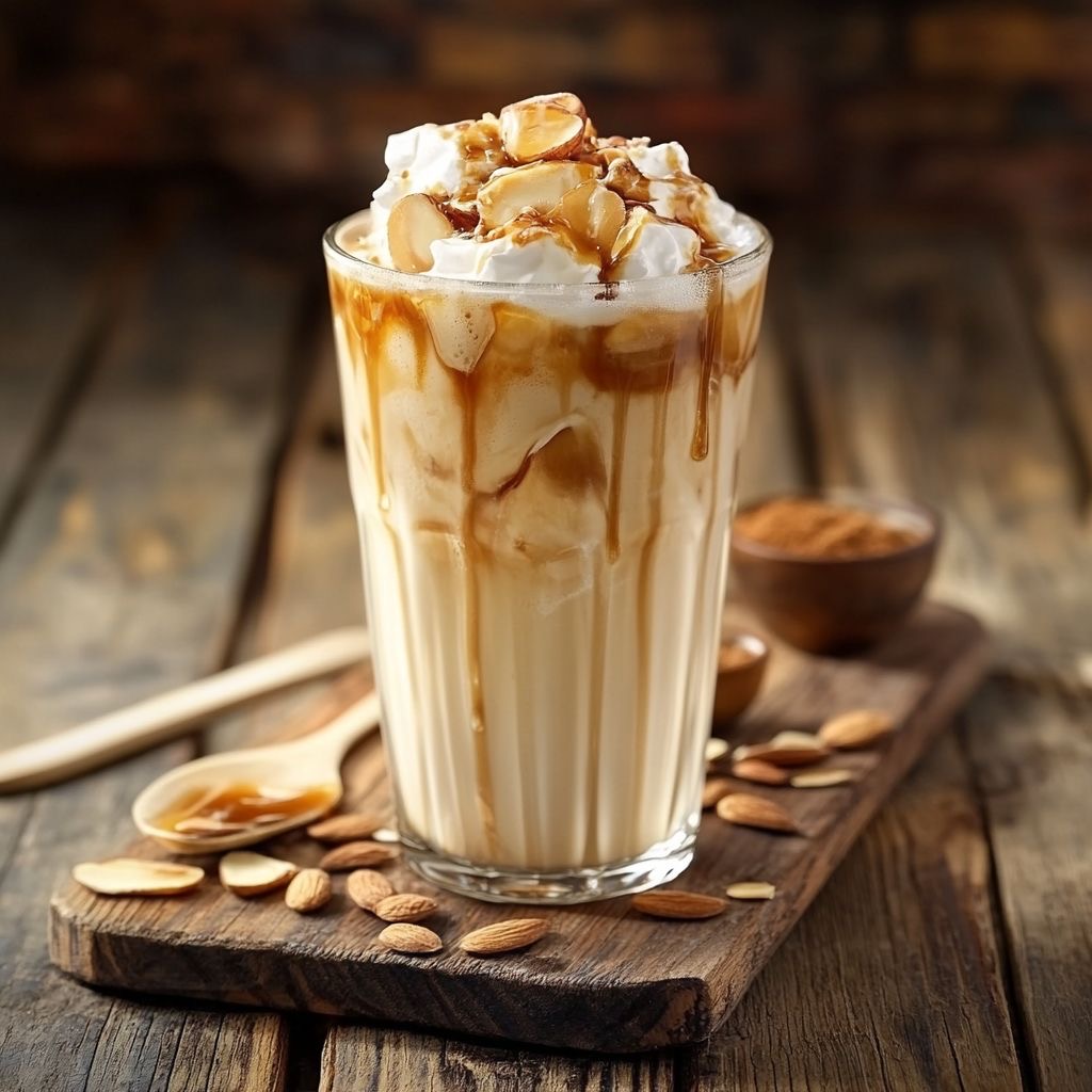 İce vanila almond latte