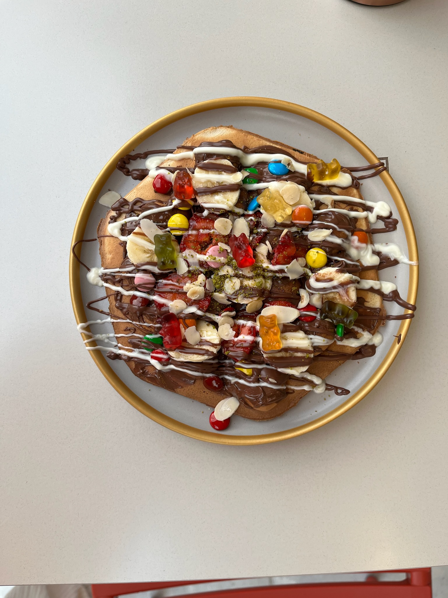 Martini bubble waffle