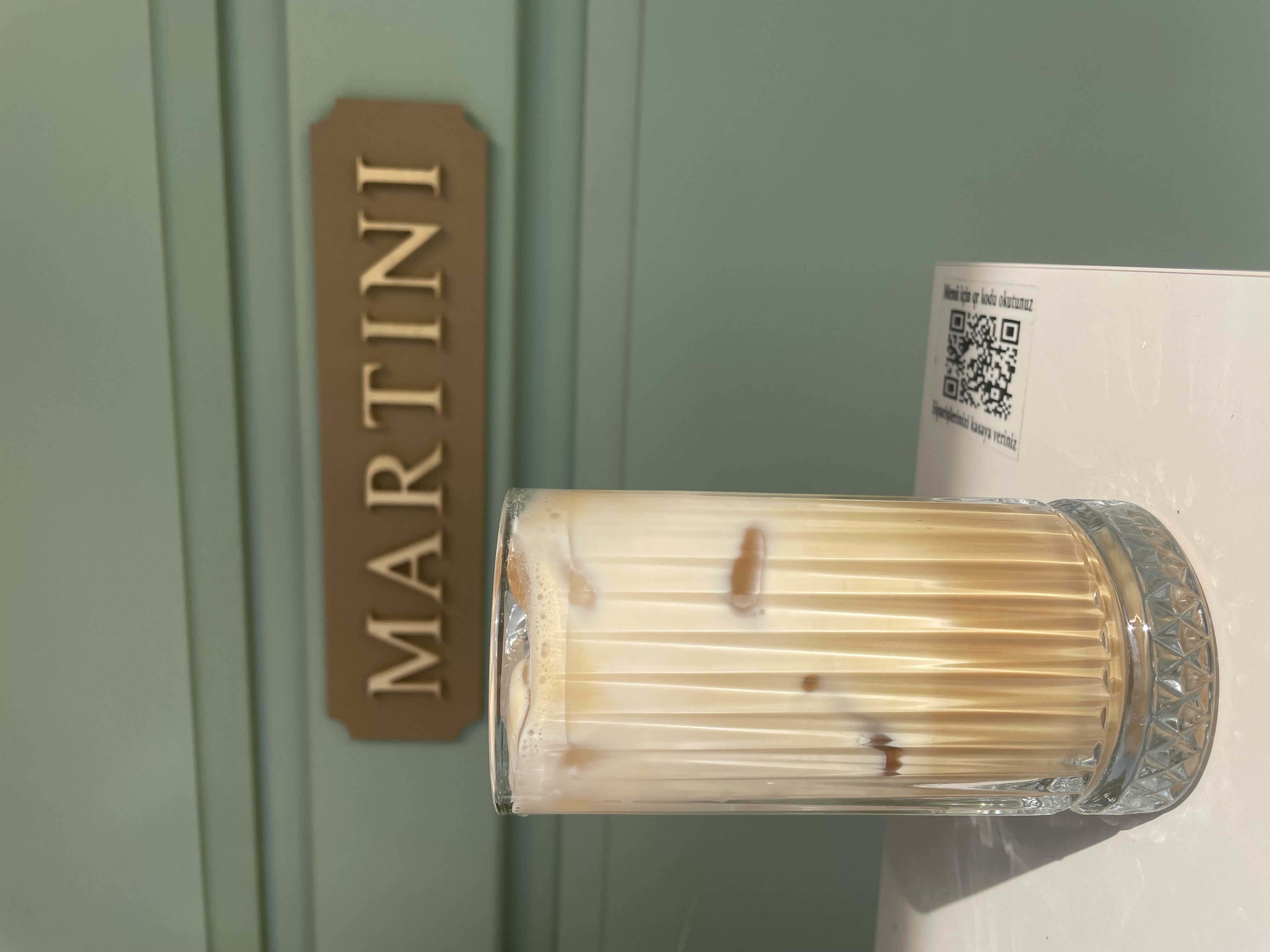 Martini ice mix coffee