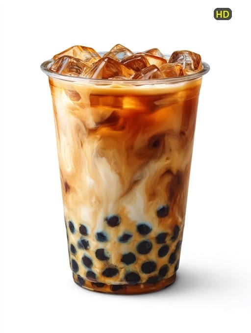 İce bubble çikolatalı latte